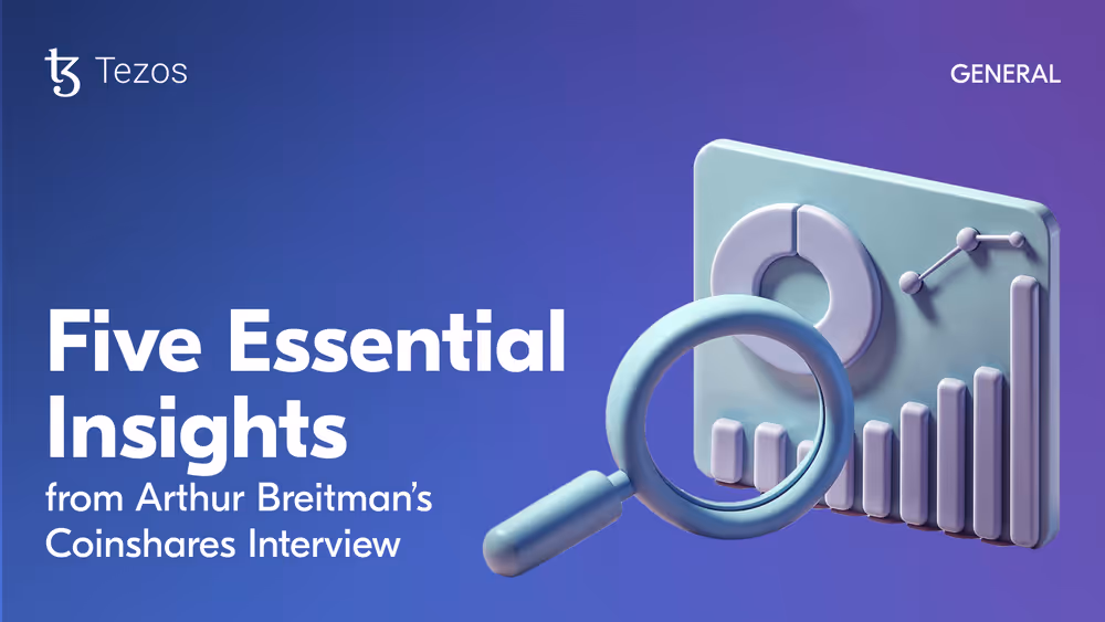 Tz Blog Five Essential Insights From Arthur Breitman S Coinshares Interview Min